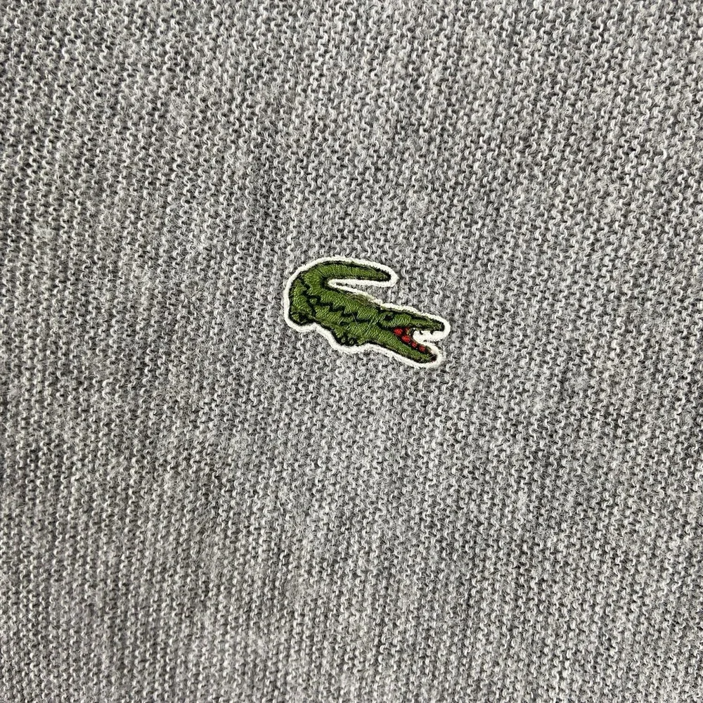 Vintage Izod Lacoste Sweater Mens XL Knit Pullover V-Neck 100% Acrylic USA Made